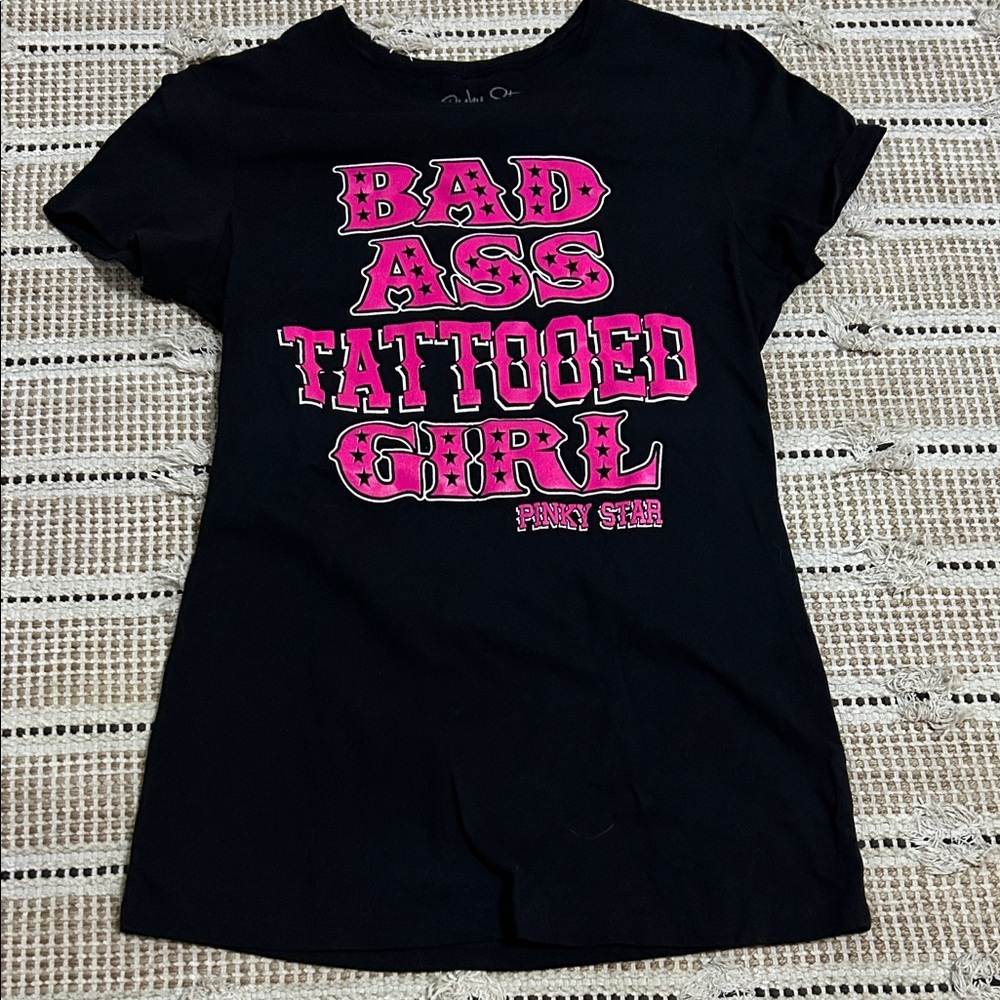 Black and Pink Kids Tee